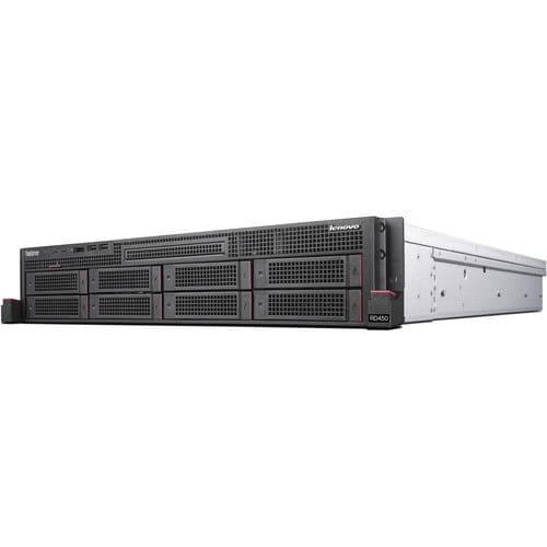 Lenovo ThinkServer RD450, 2x Xeon E5-2695 V3, 512 Go Ram DDR4, 2x 1To SSD+6x 6To SAS Avago 9340-8i  , 2X 750W PSU